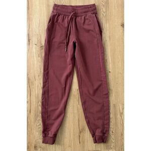 Lululemon Women's Scuba High-Rise French Terry Jogger‎ Smoky Red Size 2